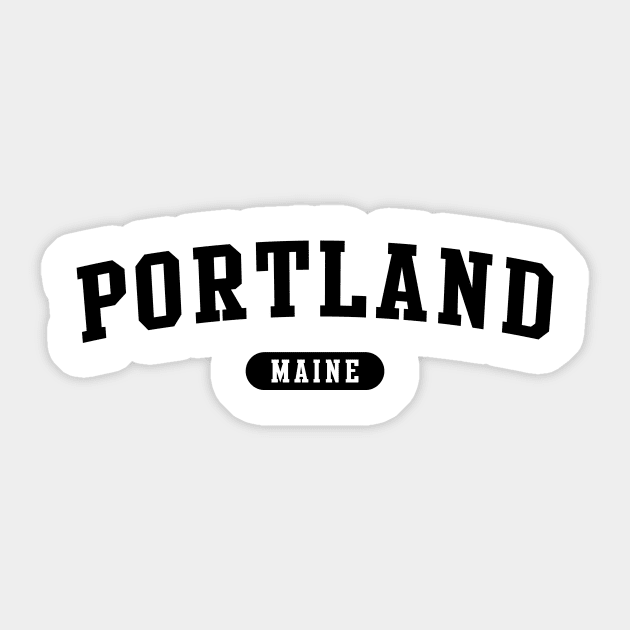 Portland, ME Sticker by Novel_Designs